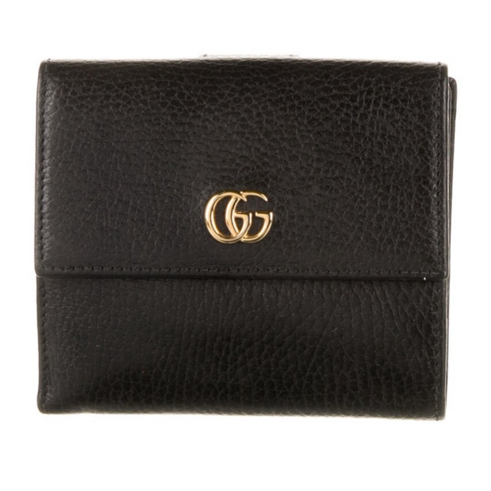 Gucci Marmont GG Running Logo Bi-fold Wallet